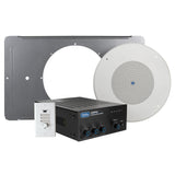 Atlas Sound EZSYS-BGM-CPHD | Complete Business Music & Paging System for Ceiling Tile Applications with Level, Source Wall Controller and Self Diagnostics