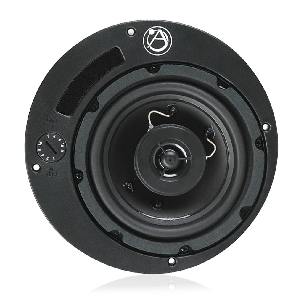 Atlas Sound FA42T-6MB | 4 Inch In-Ceiling Coaxial Speaker Motorboard Assembly with 16-Watt 70.7V/100V Transformer
