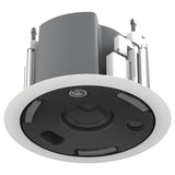 Atlas Sound FAP33T-W | 3 Inch Full Range In-Ceiling Speaker with 16-Watt 70V/100V Transformer, Ported Enclosure