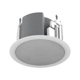 Atlas Sound FAP33T-W | 3 Inch Full Range In-Ceiling Speaker with 16-Watt 70V/100V Transformer, Ported Enclosure