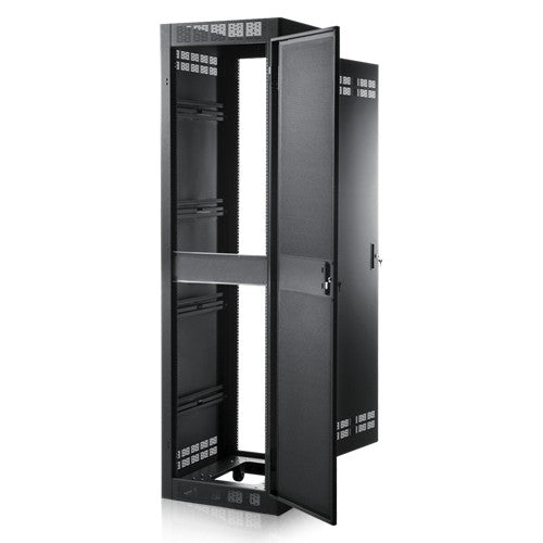 Atlas Sound FMA35-25SA | Stand Alone Rack 25.5 inch Deep, 35RU, Shown with Optional Front Door