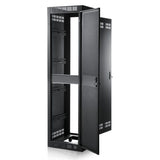 Atlas Sound FMA35-25SA | Stand Alone Rack 25.5 inch Deep, 35RU, Shown with Optional Front Door