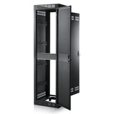 Atlas Sound FMA44-25SA | Stand Alone Rack 25.5 inch Deep, 44RU, Shown with Optional Front Door