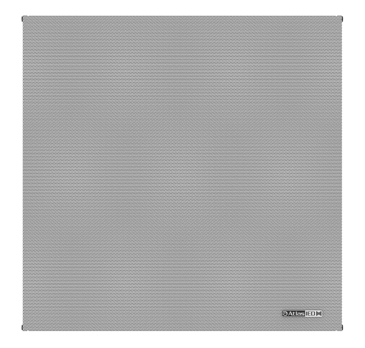 Atlas Sound IP-22SYSM | PoE+ Indoor 2 Feet x 2 Feet Suspended Ceiling Mount IP Speaker with Talkback Microphone