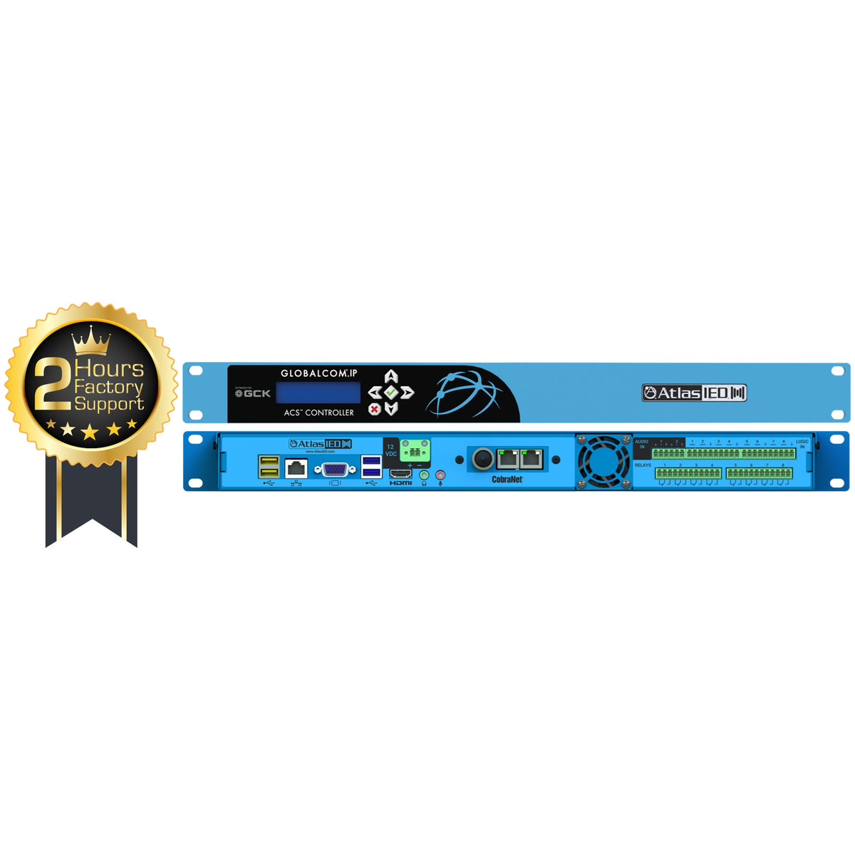 Atlas Sound IP116-CS | Announcement Control System with 16 CobraNet Message Channels