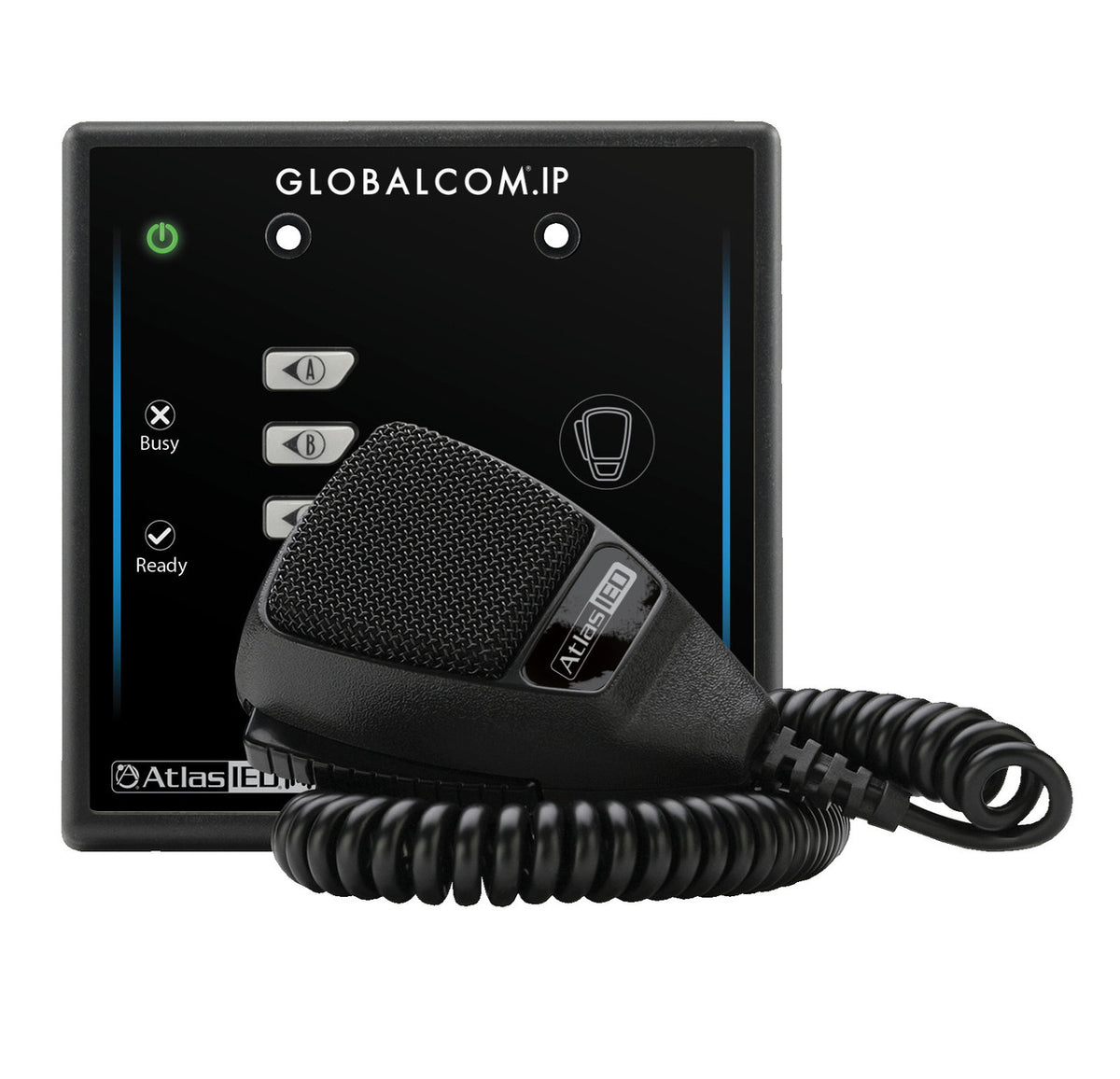 Atlas Sound IPCSD4 | Digital Microphone Station with 4 Buttons and Dante Message Channels