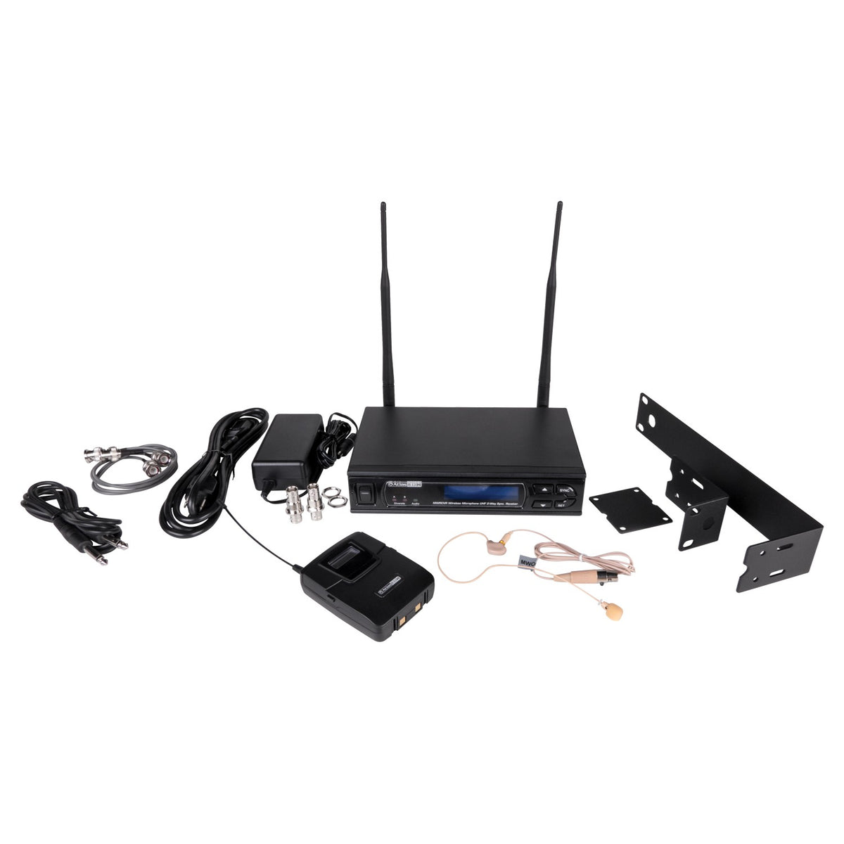 Atlas Sound MW100BP-OE | Wireless Microphone Kit with Over Ear Microphone