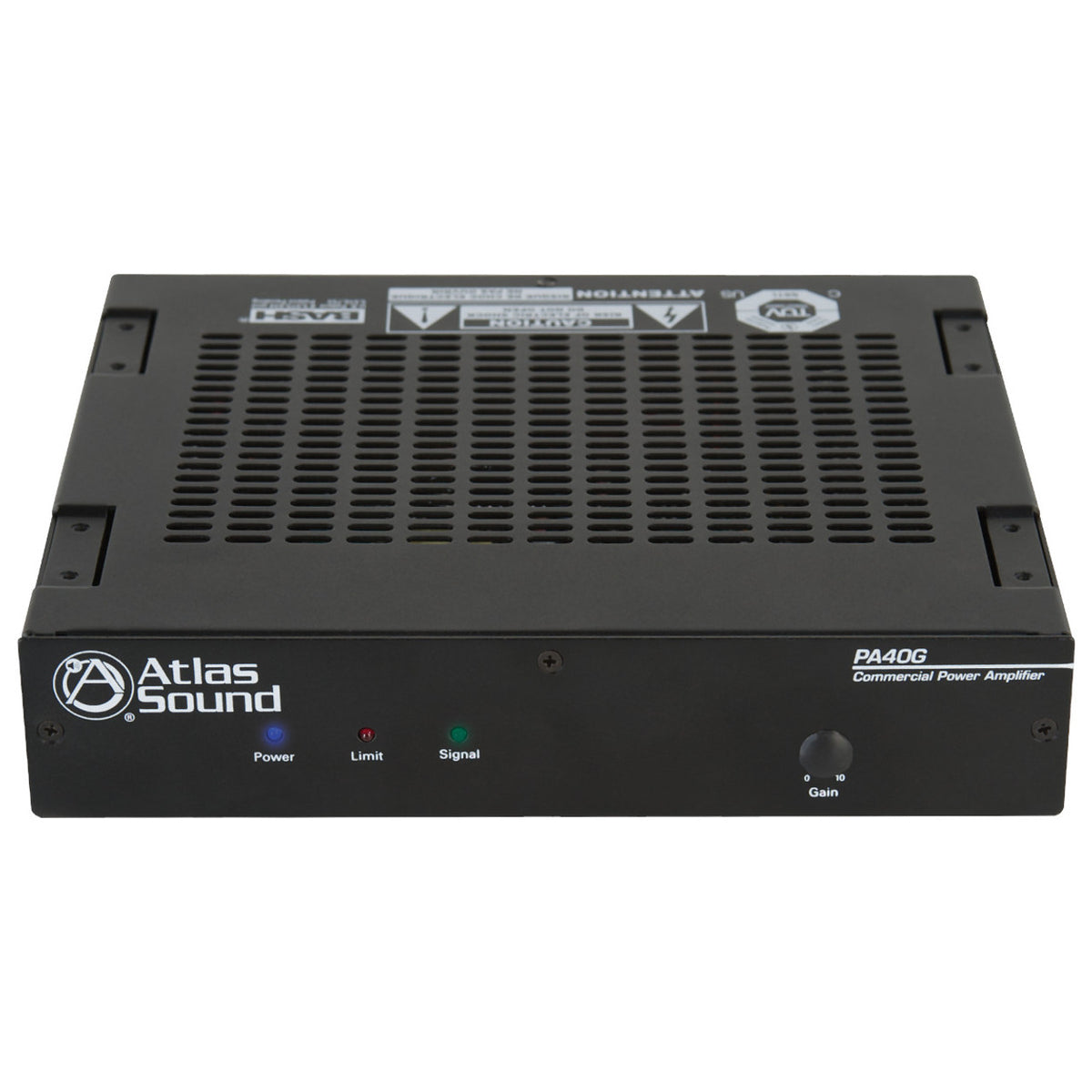 Atlas Sound PA40G | Single Channel, 40-Watt Power Amplifier with Global Power Supply
