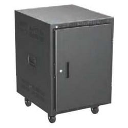 Atlas Sound RX14-25SFD | 25 inch Deep, 14RU Mobile Equipment Rack Includes: Casters, Side Handles, and Solid Doors