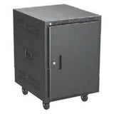 Atlas Sound RX14-25SFD | 25 inch Deep, 14RU Mobile Equipment Rack Includes: Casters, Side Handles, and Solid Doors