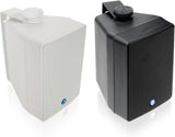 Atlas Sound SM42T-WH | 4 Inch 2-Way All Weather Speaker with 16-Watt 70V/100V Transformer in Black or White