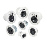 Atlas Sound SM52T-WH | 5.25 Inch 2-Way All Weather Speaker with 30-Watt 70V/100V Transformer in Black or White
