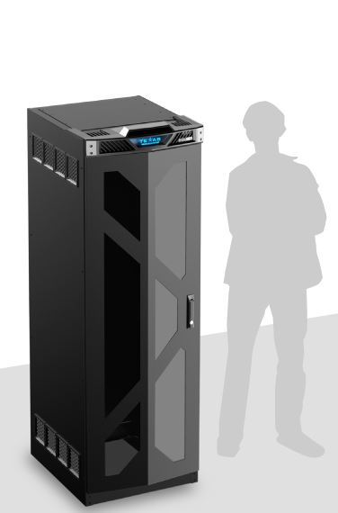Atlas Sound TT35-25P | Texas tough 35RU 25 Inch Deep Rack with Acrylic Door