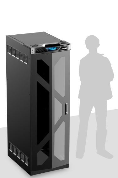 Atlas Sound TT35-30P | Texas tough 35RU 30 Inch Deep Rack with Acrylic Door