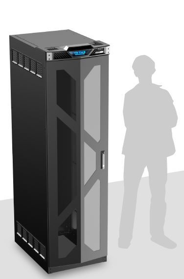Atlas Sound TT40-30P | Texas tough 40RU 30 Inch Deep Rack with Acrylic Door