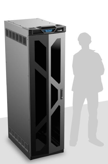 Atlas Sound TT40-35P | Texas tough 40RU 35 Inch Deep Rack with Acrylic Door