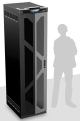 Atlas Sound TT45-30P | Texas tough 45RU 30 Inch Deep Rack with Acrylic Door