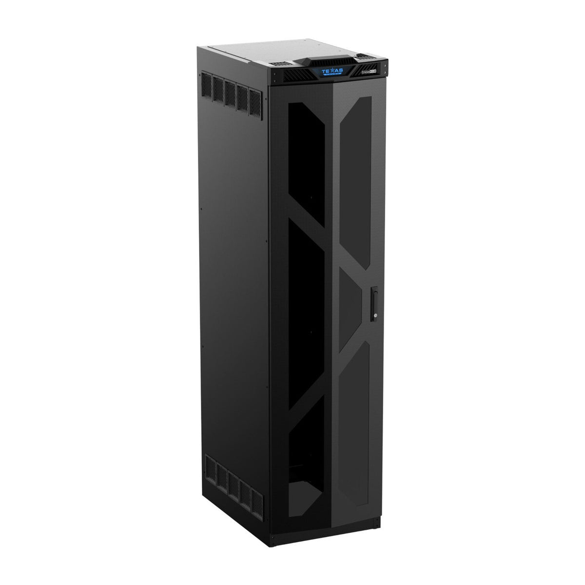 Atlas Sound TT45-30P | Texas tough 45RU 30 Inch Deep Rack with Acrylic Door