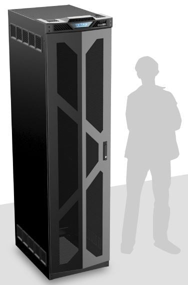 Atlas Sound TT45-30V | Texas tough 45RU 30 Inch Deep Rack with Perforated Door