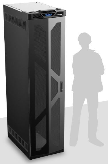 Atlas Sound TT45-35V | Texas tough 45RU 35 Inch Deep Rack with Perforated Door