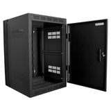 Atlas Sound WMA16-23 | 16RU High Strength Wall Cabinet with Adjustable Rails, 23.5 inch Deep