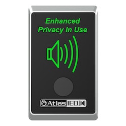 Atlas Sound Z-SIGN | Wireless Enhanced Sound Masking Activation Sign for Z2-B & Z4-B