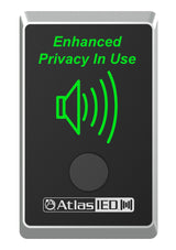 Atlas Sound Z-SIGN | Wireless Enhanced Sound Masking Activation Sign for Z2-B & Z4-B
