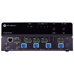 Atlona Technologies AT-UHD-CAT-4ED | 4K/UHD Four-Output HDMI to HDBaseT Extended Distance Distribution Amplifier