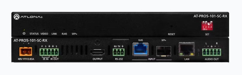 Atlona Technologies ATPRO5101SCRX | 4K Fiber/Copper Receiver with Scaling