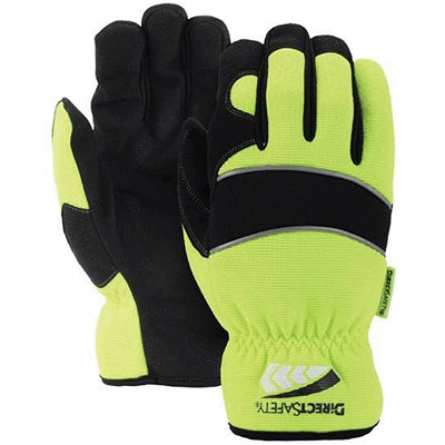 Azusa Safety 40192/MAC604 | Direct Safety Mechanics Glove Open Wrist, Yellow, 2X-Large