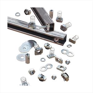B-Line 3/8HNZN | Hex Nut, Imperial, 3/8-16, Coarse Thread, Steel, Zinc-Plated
