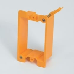 B-Line BB10P | Single Gang Plastic Faceplate Mounting Bracket For Low Voltage Applications, 3/4" Maximium Wall Thicklness