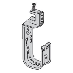 B-Line BCH12-C2 | 3/4" J-Hook With Screw-On Beam Clamp Fastener, Rotates 360 Deg; Beam Flange Thickness: Up To 1/2"