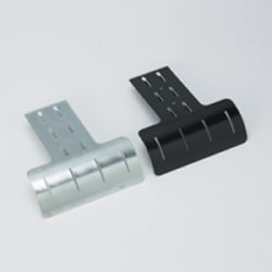 B-Line DROP OUT | Flextray 8" Wide Cable Drop Out, Electroplated Zinc Galvanized Finish
