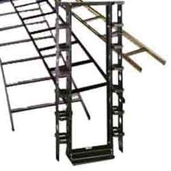 B-Line SB2129SD12FB | Side Drop-Out, 3/8" X 2" Stringers, Flat Black
