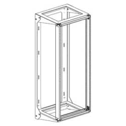 B-Line SB708194418FB | Swing Gate Wall Mount Rack, 44"Hx19"Wx18"D, 150Lb Capacity, Steel, Flat Black