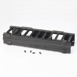 B-Line SB87019S4FB | Rcm+ Horizontal Cable Manager With Cover, Single Sided, 4Ruhx19"Wx5.5"D, Flat Black
