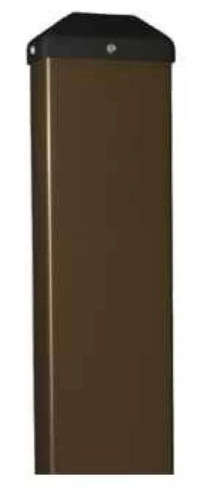 BEA Inc 10BOLLARDBRZ | 4ft Blank Bollard for Push Plates (Bronze)