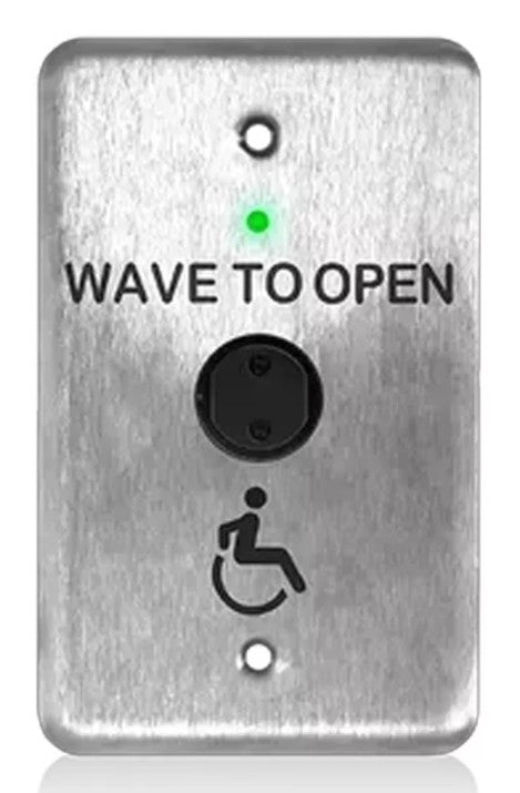 BEA Inc 10MS51W-SA | 900MHz MS51W Wireless "Wave to Open" Single Gang Actuator (Text & Accessibility Logo)