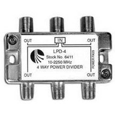 Blonder Tongue LPD-4 | 4-Way Splitter- 1-Port Power Pass