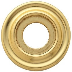 Baldwin 5002.003 | Door Rosette, 1.75" Diameter, Solid Forged Brass, Polished Brass