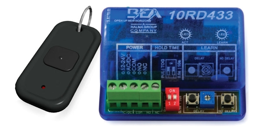 Bea 10TD433PB9V | Wired Transmitter, 3 V, 0.6 in. H, 1-3/8 in. W, 2-3/4 in. L