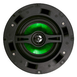 Beale Street IC8-MB | In-Ceiling Speaker – 120W, 8" Fluted Injected Polypropylene Woofer, 1" Aluminum Dome Tweeter, Sonic Vortex Technology