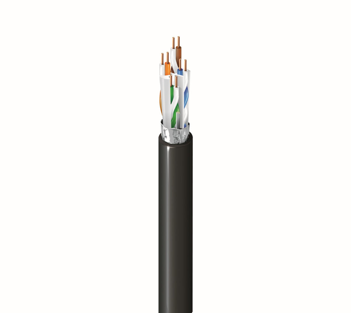 Belden 10GX52F 006100 | 10GX Category 6A Enhanced Cable, 4 Pairs, F/UTP, CMR