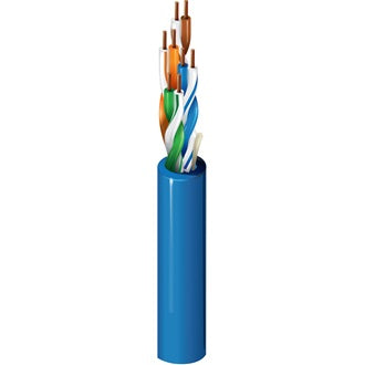 Belden 1224 007U1000 | 24 AWG/4 Pair Cat5e UTP Solid BC Polyolefin LSNH Violet U/UTP
