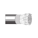 Belden 1401A F2V1000 | SCSI Computer Cable, 25 Pairs 28 AWG FRPP/Foil Shield, PVC Jacket, Gray, 1000 ft