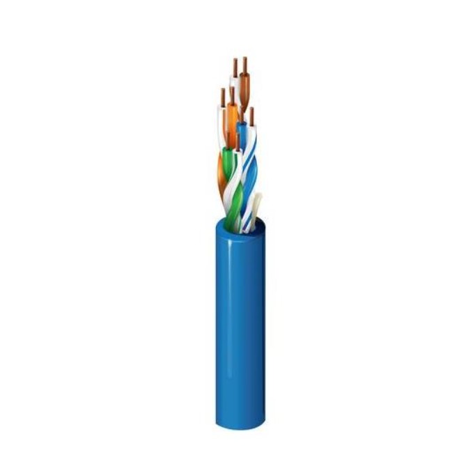 Belden 1583A 0061000 | Multi-Conductor - Category 5e Nonbonded-Pair Cable 4-pair U/UTP CMR Reel Light Blue