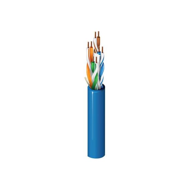 Belden 2424 0061000 | Cat6 U/UTP, 23-4P Solid BC, LSZH Light Blue Jacket, 300V - Spools