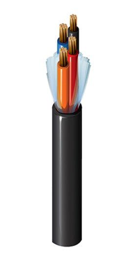 Belden 28114A | Conductor Insulated E2 Black PVC Jacket 600V Cable