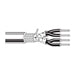 Belden 3082A T5U2000 | DeviceNet Cable, 15 AWG + 18 AWG Stranded TC, Foil + 65% Braid Shield, PVC Jacket, Gray
